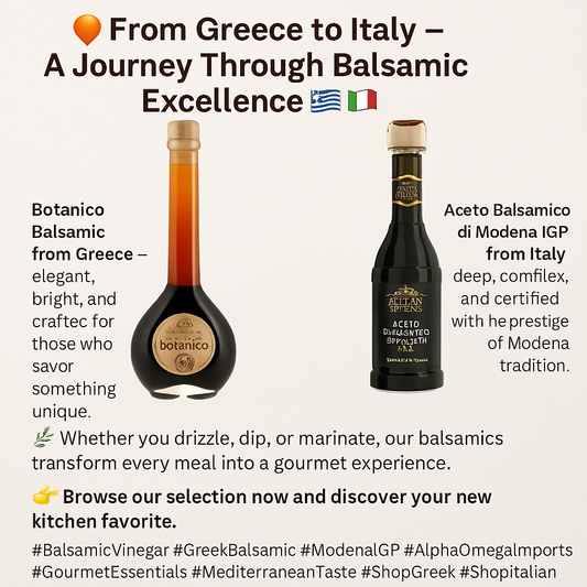 Greek vs. Italian Balsamic Vinegar – What’s the Difference?
