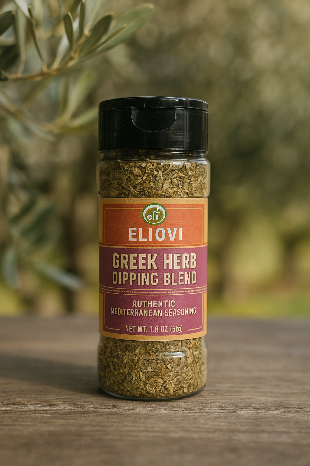 Eliovi Greek Herb Dipping Blend β Authentic Mediterranean Seasoning (1.8 oz)