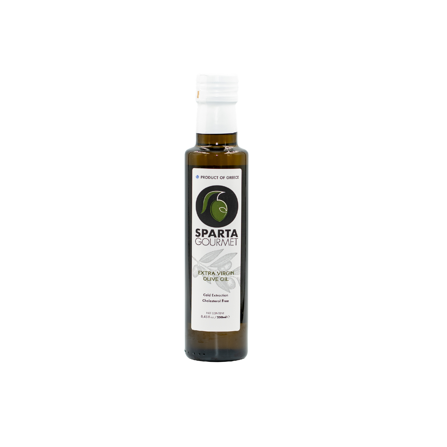 Sparta Gourmet extra virgin olive oil. Distributed by Alpha Omega Imports