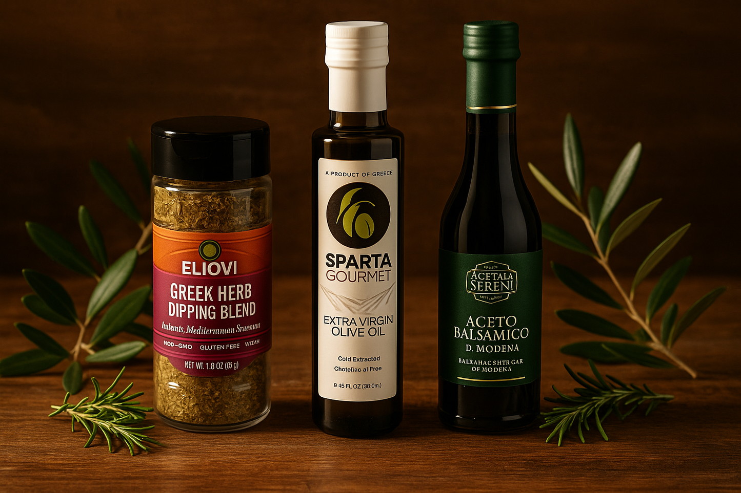 Mediterranean Essentials Trio - Recreated