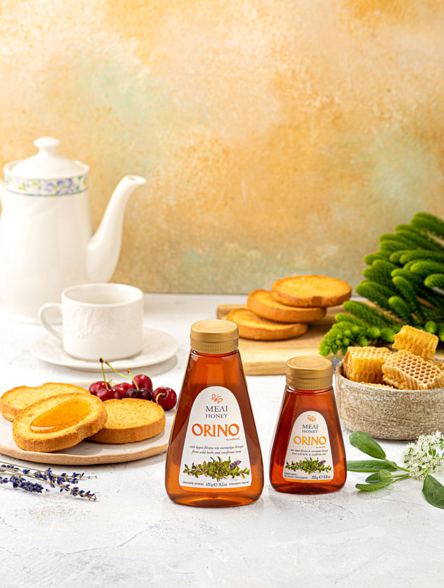 Orino Squeeze Honey β Greek Mountain Honey in a Convenient Squeeze Jar (16.6 oz)