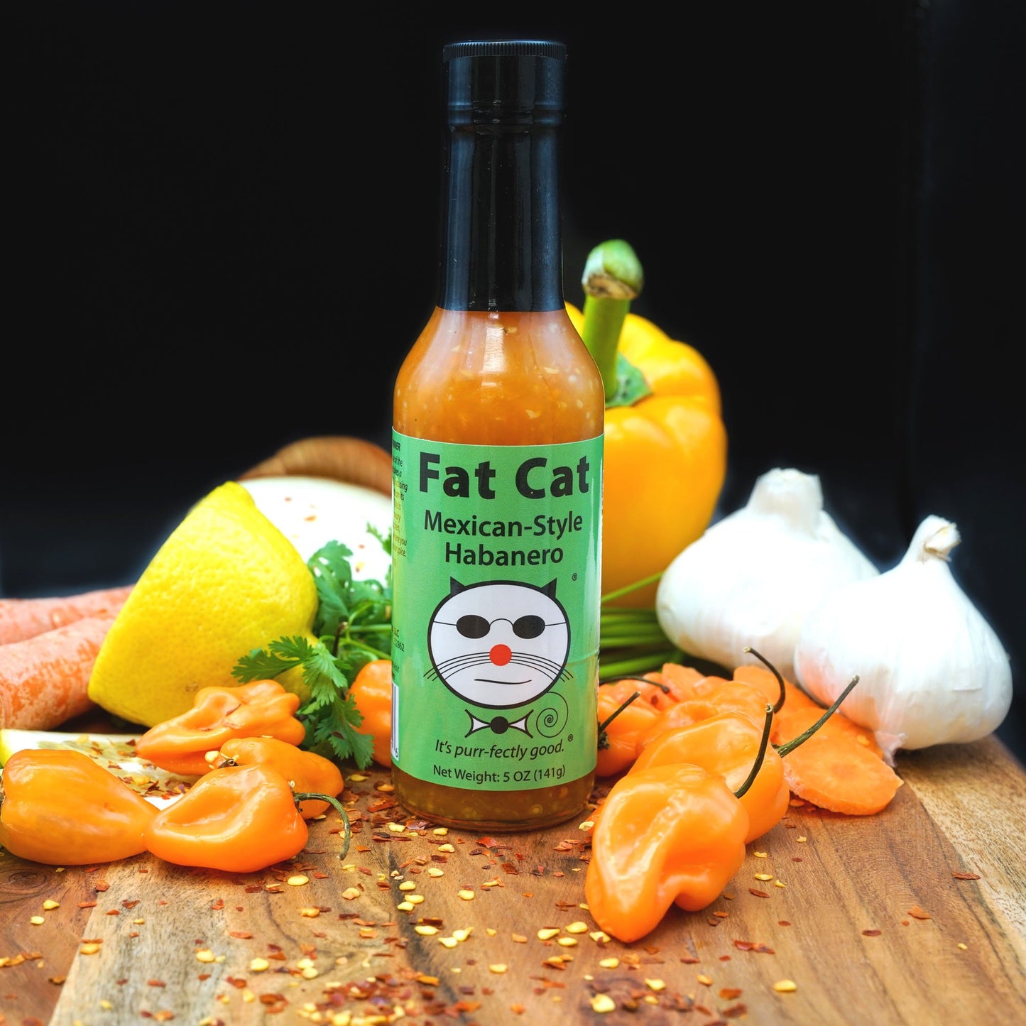 Fat Cat Mexican-Style Habanero Hot Sauce (5 oz.)