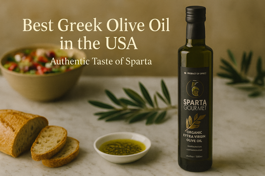 Sparta Gourmet EVOO. The Best Greek Olive Oil in the USA