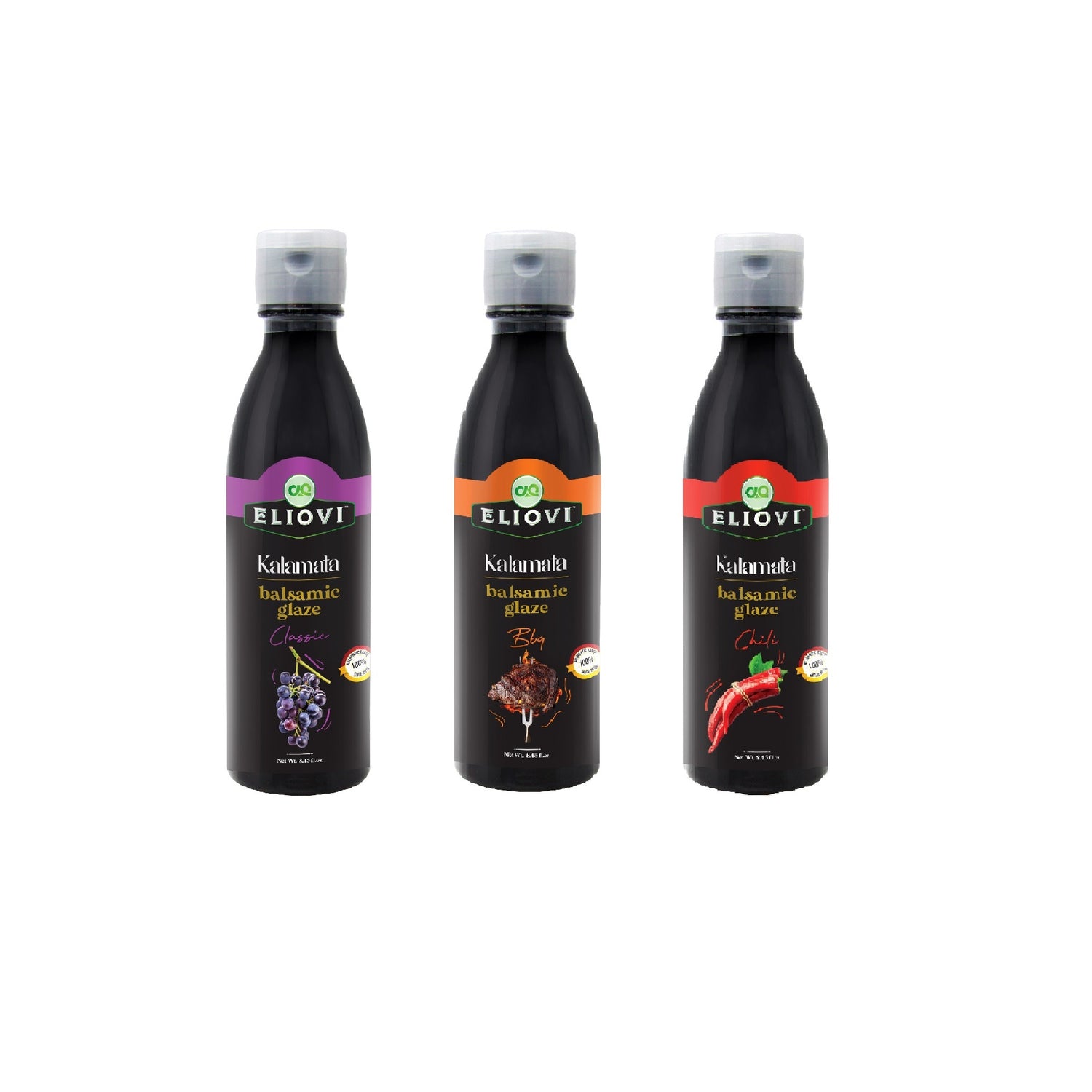 Eliovi Balsamic Glaze from Kalamata Greece. Alpha Omega Imports
