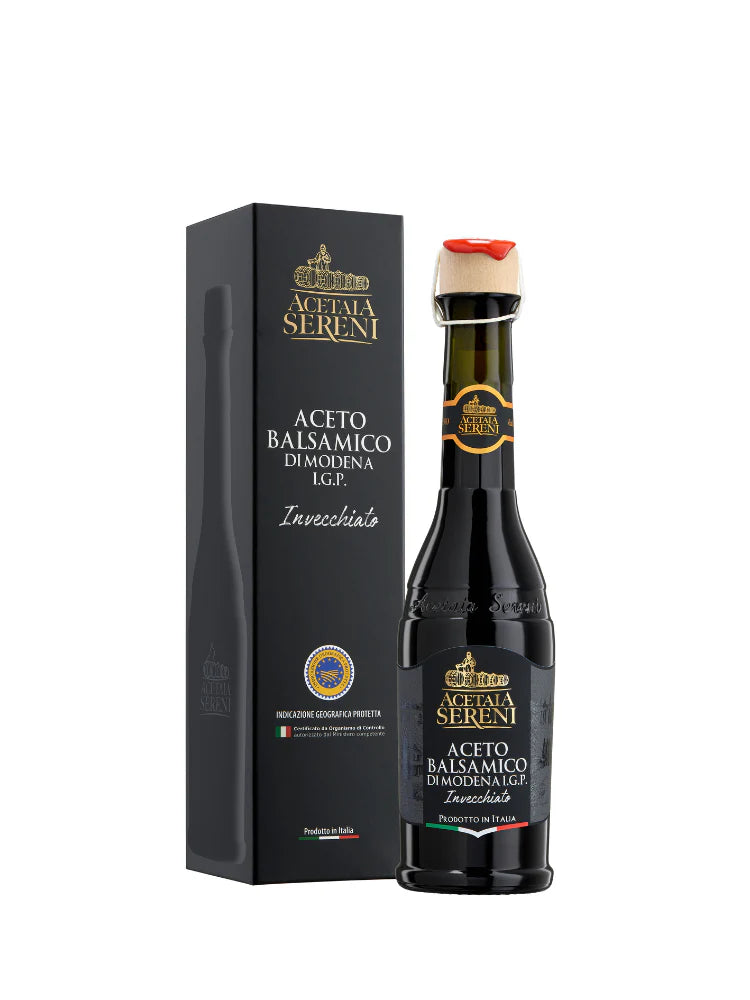 Aceto Balsamico Blacklabel. Distributed by Alpha Omega Imports