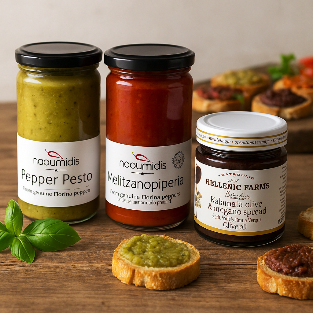 Artisan Spreads Trio - Mediterranean Gourmet Collection