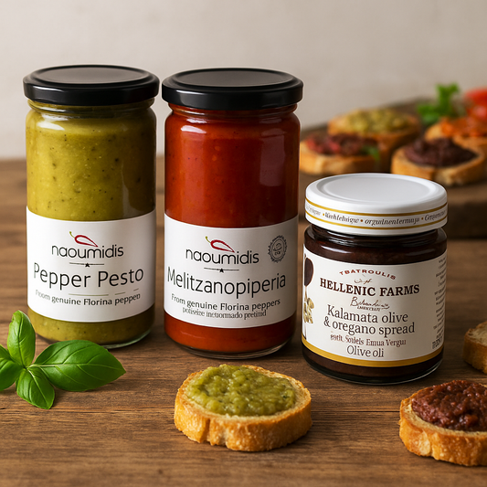 Artisan Spreads Trio - Mediterranean Gourmet Collection