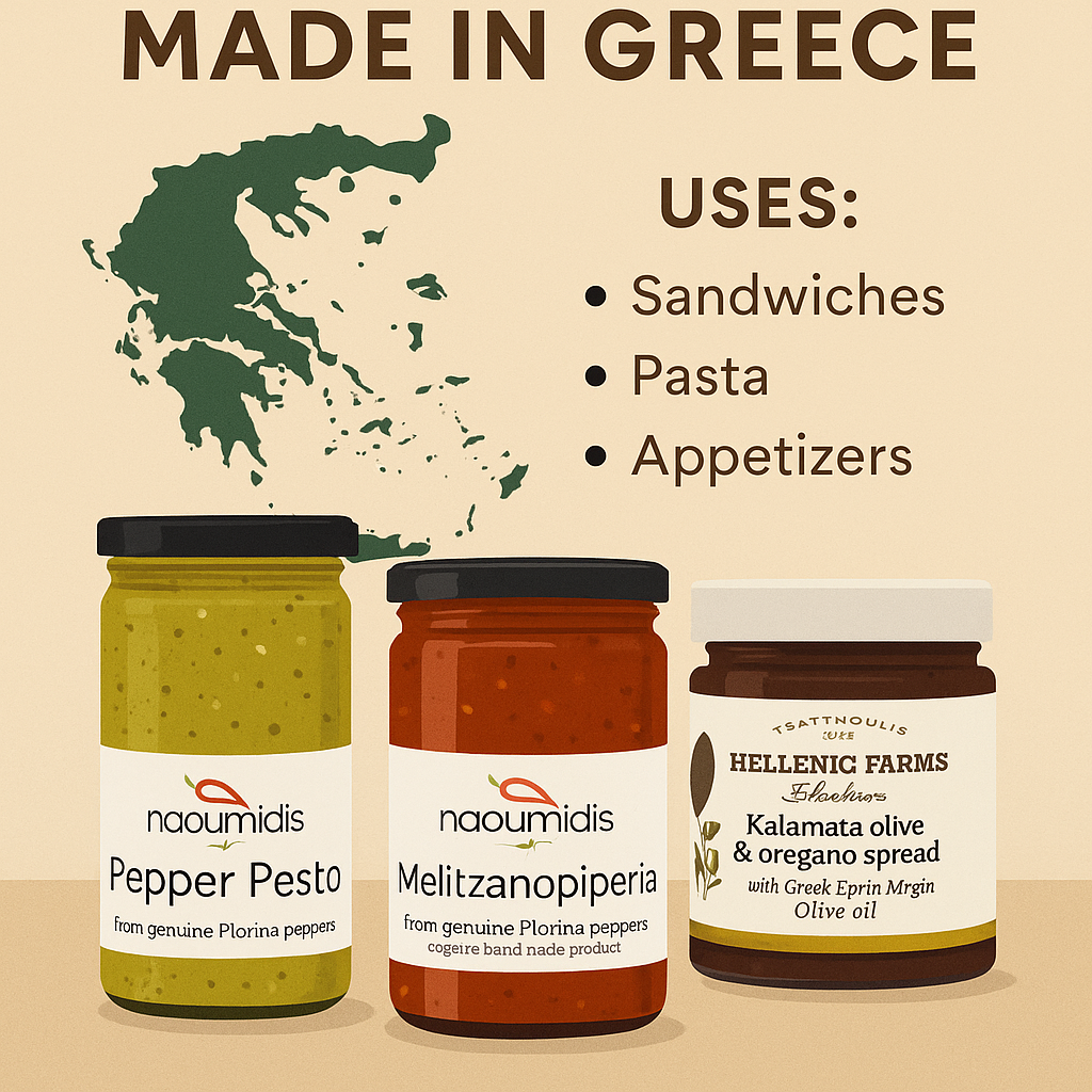 Artisan Spreads Trio - Mediterranean Gourmet Collection