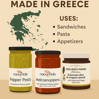 Artisan Spreads Trio - Mediterranean Gourmet Collection