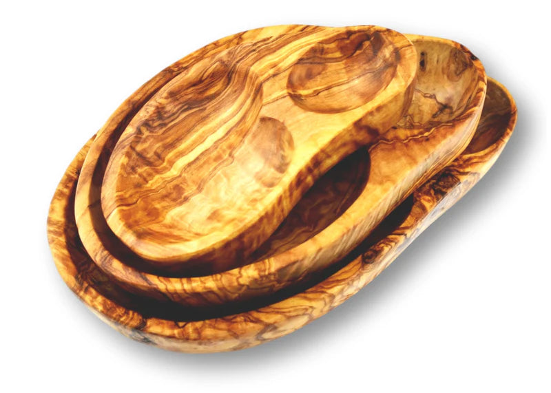 Stackable Shell Serving Dishes Set of 3. Distributed by Alpha Omega Imports