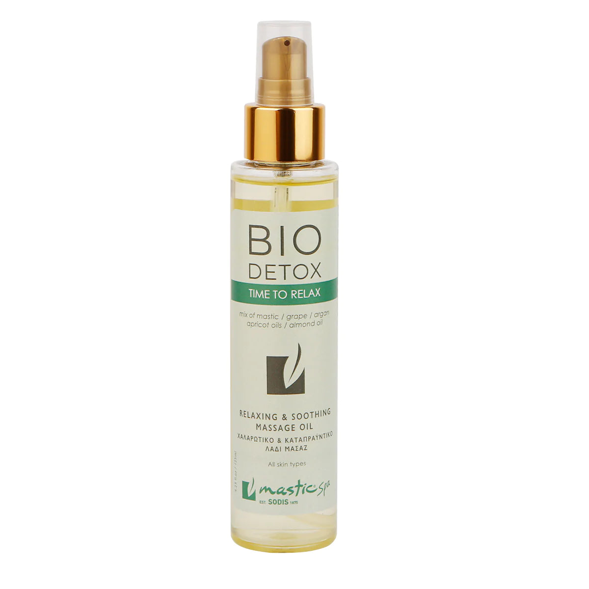 TIME TO RELAX 100 natural vegan and detoxifying oil for massage