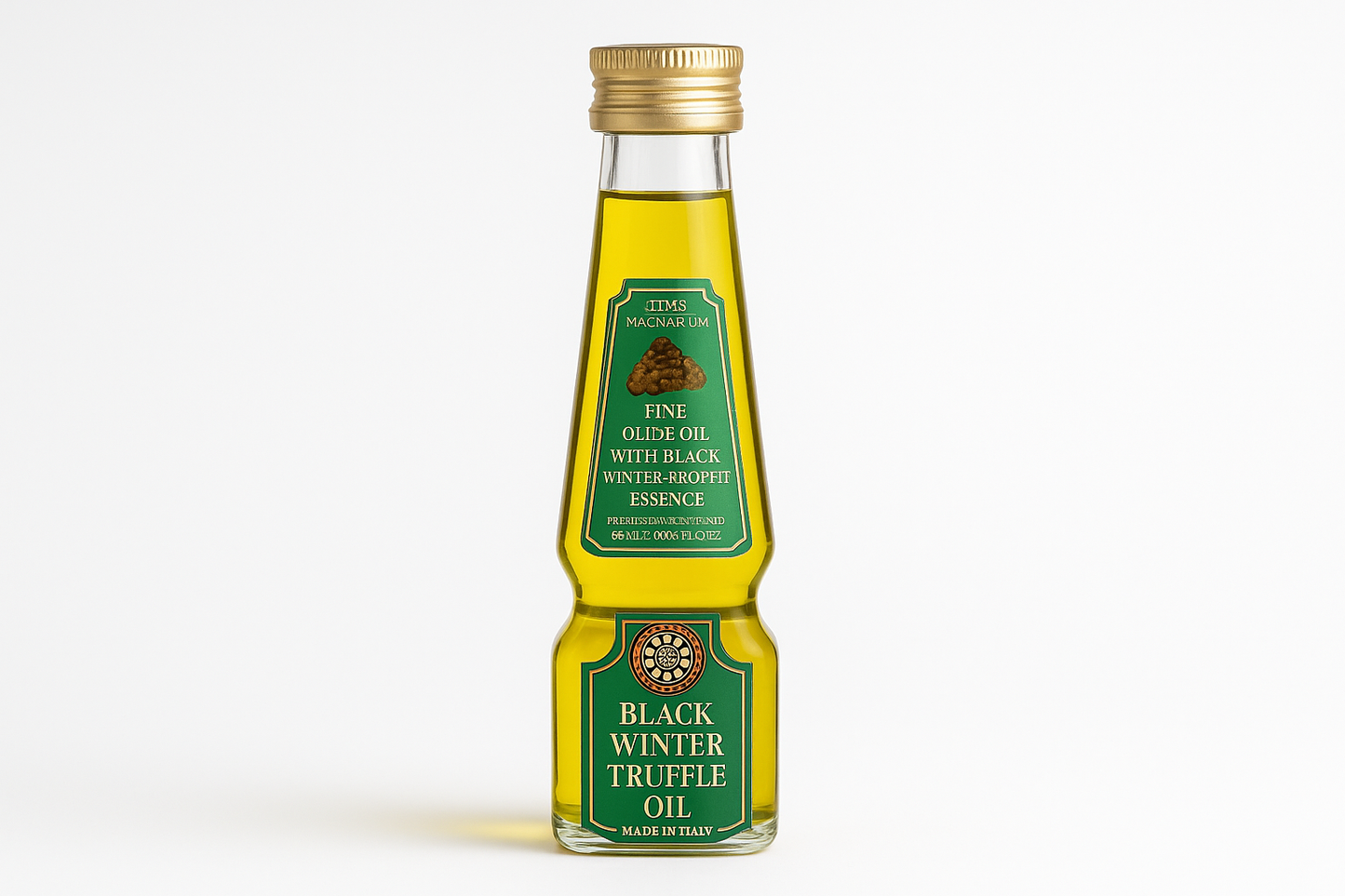 Clean truffle oil product shot