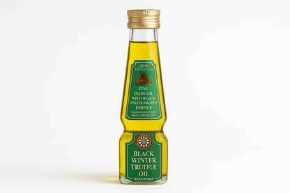 Clean truffle oil product shot